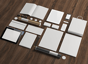 Business stationery for marketing