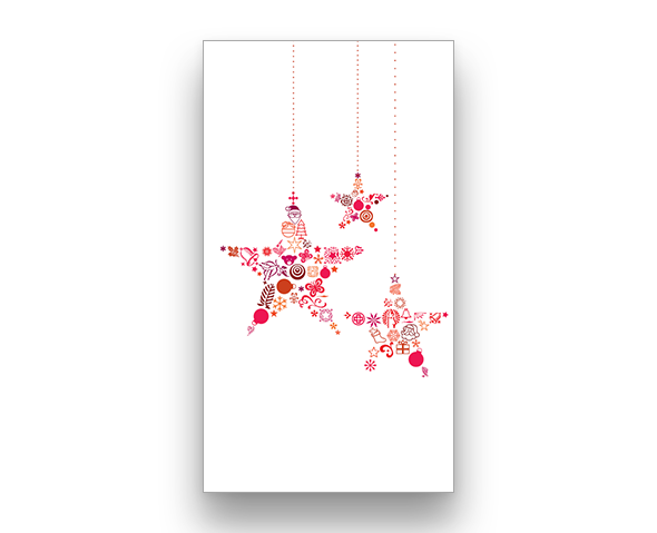 Stars Christmas Card