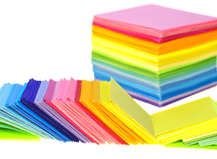 Multi coloured sticky notes