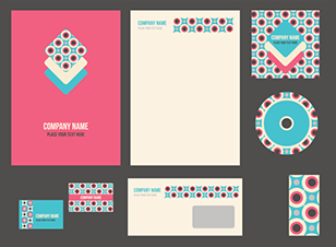 Patterned stationery examples
