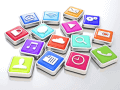 Design applications coloured squares