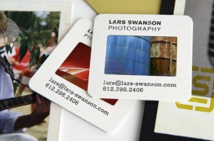 Photographer slide card