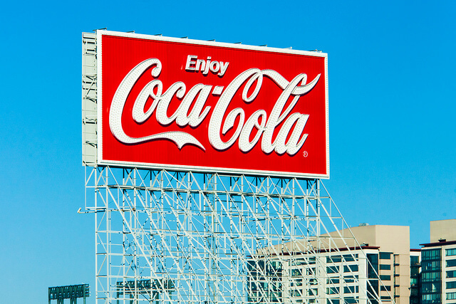 Coca cola large format outdoor billboard