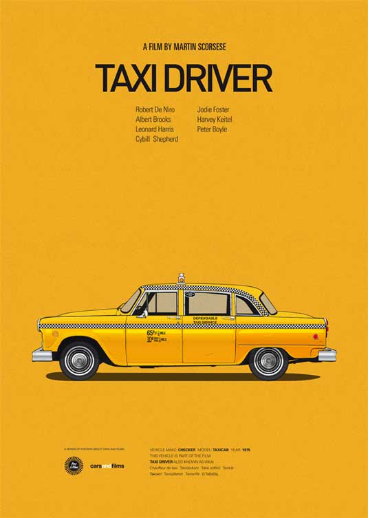 Taxi driver movie poster