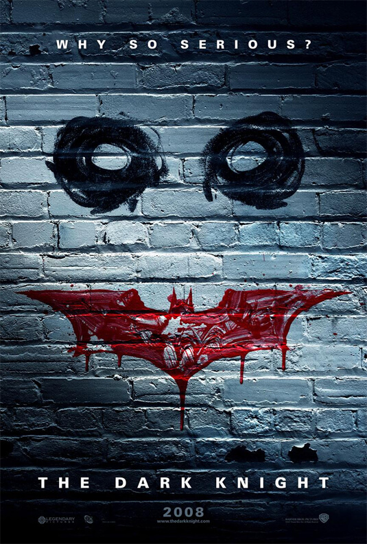 Classic movie poster designs - the Dark Knight