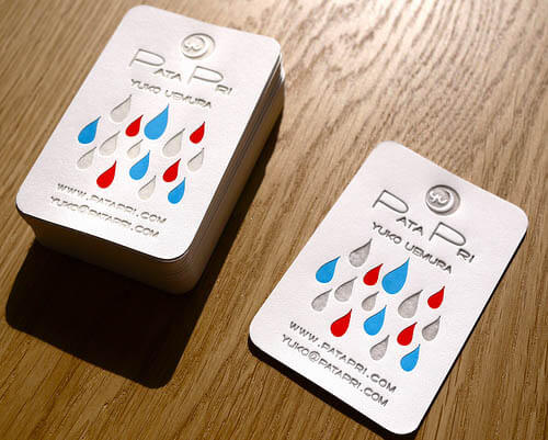 Pachica paper business cards
