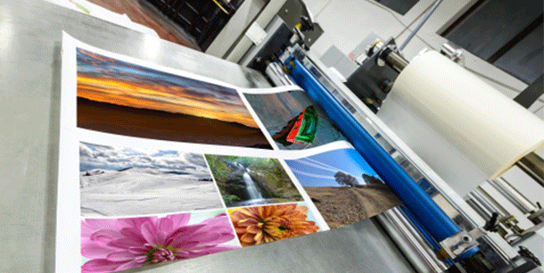Large format printing press
