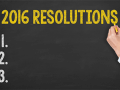 2016 New Year resolutions