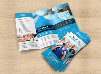 printed trifold brochures
