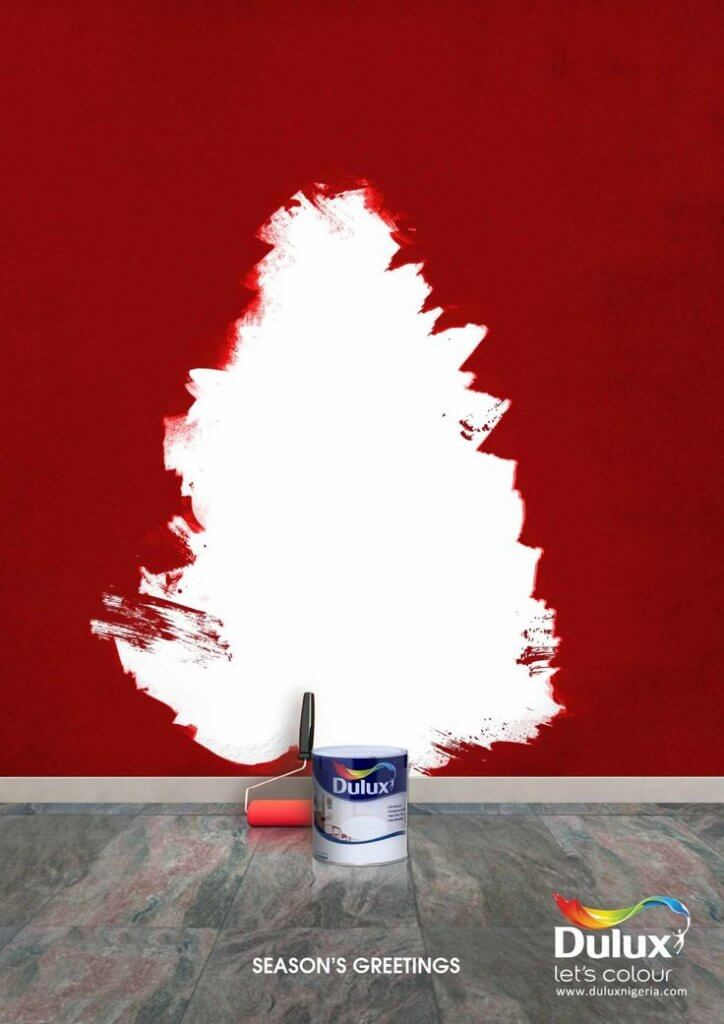 Dulux paint christmas advert