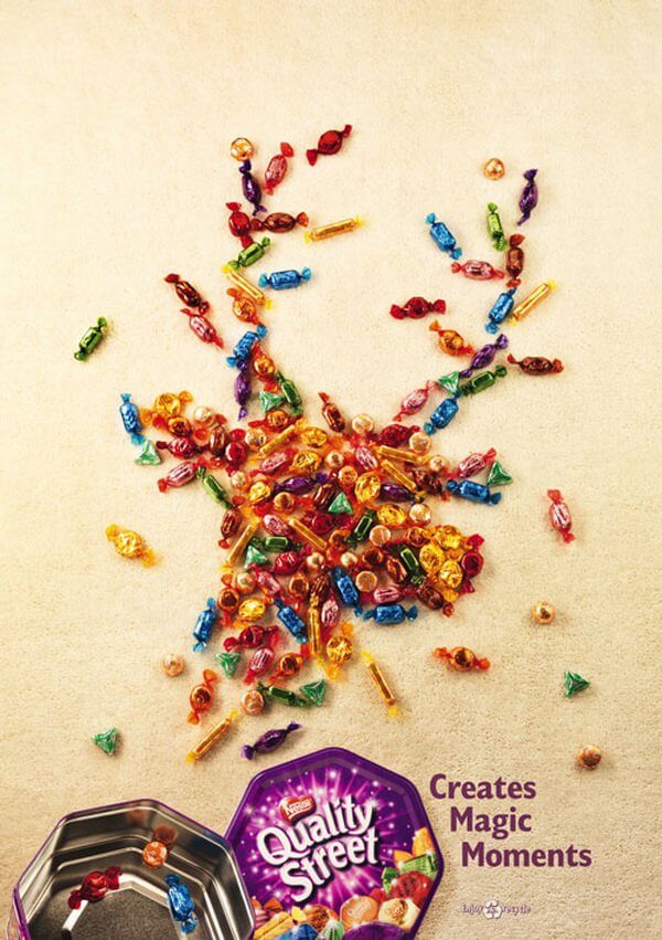 quality streets candy christmas advert