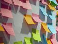 Project planning with sticky notes