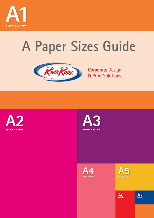 Copy Paper Size Chart