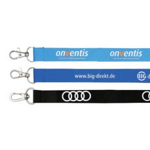 Printed lanyards and clips