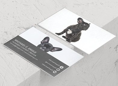 Double sided business cards