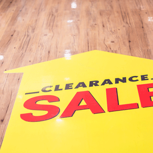 Sale Floor Decals