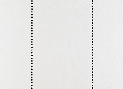 Perforation on paper