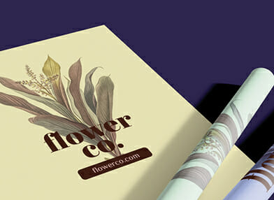 Poster Printing for Flower Co business